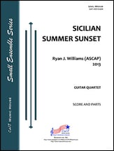 Sicilian Summer Sunset Guitar and Fretted sheet music cover